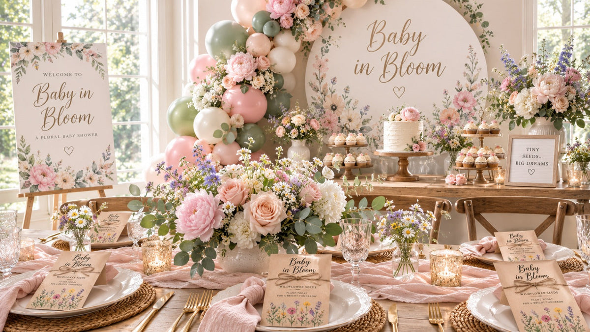 Baby in Bloom Theme Ideas for the Perfect Floral Baby Shower