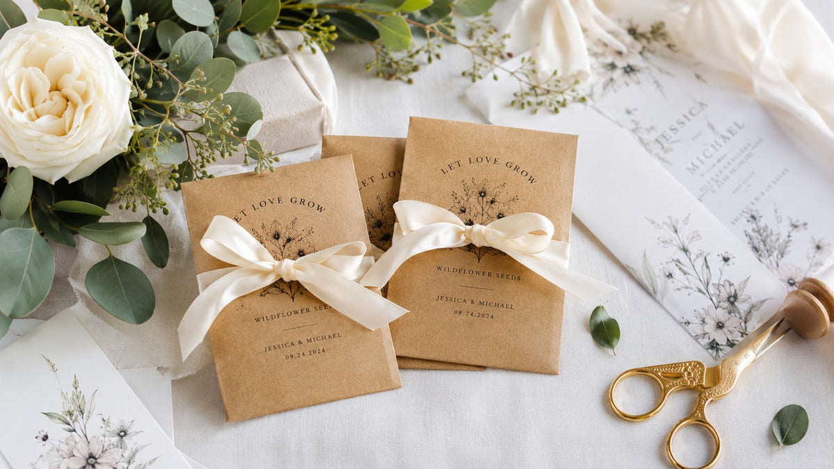 How to Package Seed Packets for Wedding Favors
