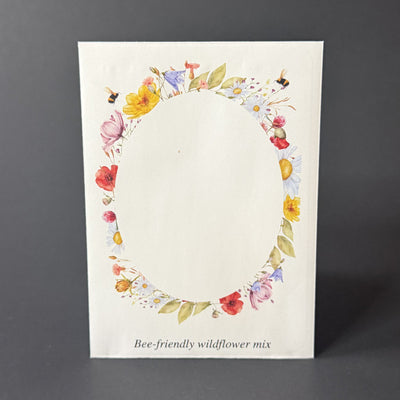 Wildflower Wreath Personalized Seed Packets